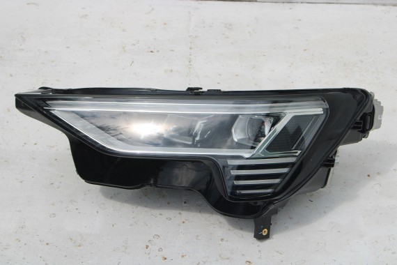 AUDI E TRON PRZÓD Matrix maska błotniki zderzak pas przedni lampy wzmocnienie błotnik lampa 2Y 	LS9R 	Gletscherweiss Biały ETRON