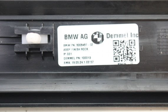 BMW X4 G02 LISTWA PROGOWA M pakiet 8068487 51478068487 wewnętrzna listwy progowe 51478068487 5147 8068487 X3 G01 8068487 8068487