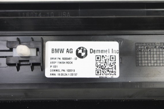 BMW X4 G02 LISTWA PROGOWA M pakiet 8068487 51478068487 wewnętrzna listwy progowe 51478068487 5147 8068487 X3 G01 8068487 8068487