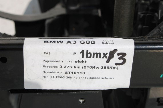BMW X3 G08 PRZÓD PRZÓD MASKA + BŁOTNIKI błotnik lampy lampa Adaptive Led 9491680 9491679 G01