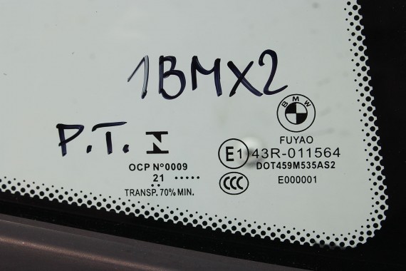 BMW X2 F39 SZYBA DRZWI tył tylna 51332458964 51357420418 2458964 7420418 51357420420 51332458963 51357420417 51357420419 2021