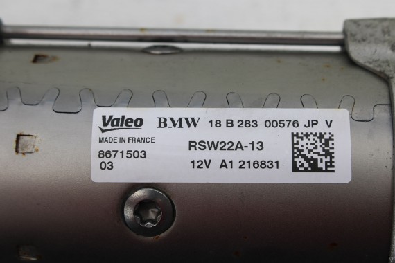 BMW 3 G20 ROZRUSZNIK VALEO 8671503 SILNIK 2.0 B48 B48B20B benzyna B48 B20 G21 G30 G31 G29 G01 G02 12418671503 8671503 8693976