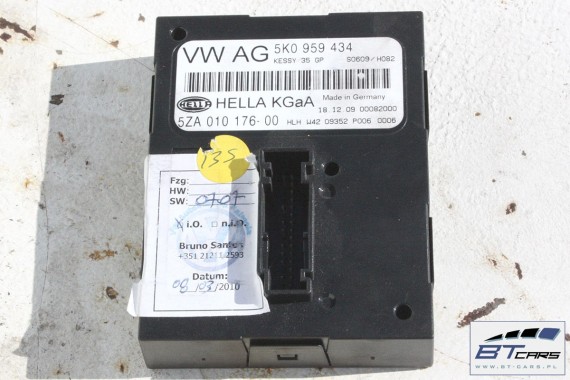 VW AUDI SKODA SEAT MODUŁ STEROWNIK KESSY 5K0959434 5K0959434 5K0959434 5K0959434A 5K0959434B 5K0959434G 5K0959434J 5K0959434