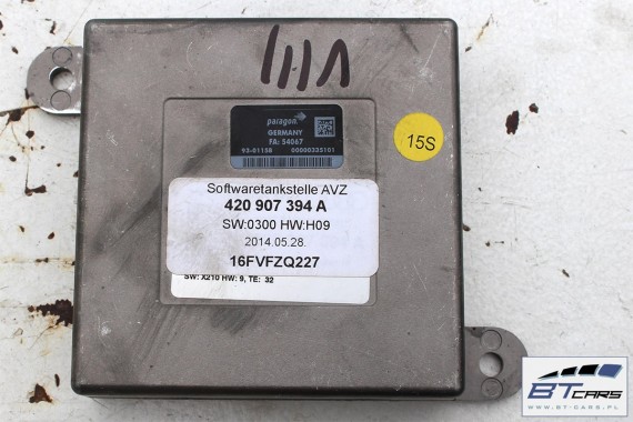 AUDI TT MODUŁ 420907394A 420907394B STEROWNIK MIKROFONU W PASACH 420 907 394 A 420907394B 8S 420907394A 420907394B 420907394A