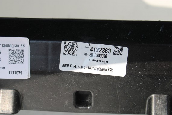 AUDI RSQ8 KONSOLA PULPIT DESKA ROZDZIELCZA KOKPIT PULPIT 4M8857001G 4M8 857 001 G skóra ANGLIK VIRTUAL COCPIT 4M8857001 UK