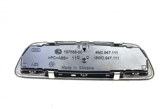 AUDI RSQ8 LAMPKA OŚWIETLENIE PODSUFITKI 8W0947111 4M0947111 8W0 947 111 4M0 947 111 led kolor 6PS czerń SOUL 8W 8W6 4K 4M 4M8