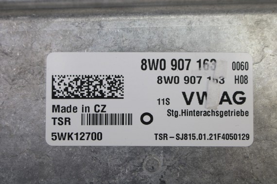 AUDI RSQ8 MODUŁ STEROWNIK NAPĘDU 4x4  8W0907163 8W0 907 163 NAPĘD A6 A7 A8 Q8 8W0907163 8W0907163 8W0907163 8W0907163 8W0907163A