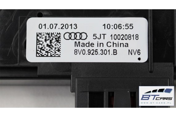 AUDI A3 PANEL Z PRZYCISKAMI 8V0925301B 8V0 925 301 B przycisk konsoli PRZYCISKI 8V 8V0925301B 8V0925301B 8V0925301B 8V0925301B