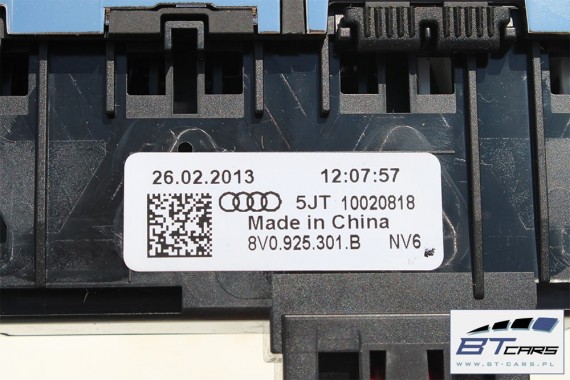 AUDI A3 PANEL Z PRZYCISKAMI 8V0925301B 8V0 925 301 B przycisk konsoli PRZYCISKI 8V 8V0925301B 8V0925301B 8V0925301B 8V0925301B