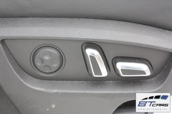 AUDI Q7 FL FOTELE KOMPLET FOTELI siedzeń siedzenia fotel tapicerka 4L skóra wersja 6-cio osobowa LIFT czarne wentylowane