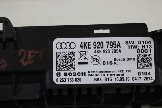 AUDI E-TRON ZEGARY LICZNIKI 4KE920795A zegar licznik 4KE 920 795 A cyfrowy ETRON Virtual Cockpit 4KE920795A 4KE920795A 4KE920795