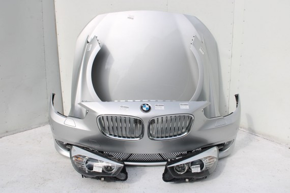 BMW 5 F07 PRZÓD maska błotniki zderza przedni lampy błotnik Kolor 5GT Gran Turismo 354 Titansilber Metallic  63217199602 GT