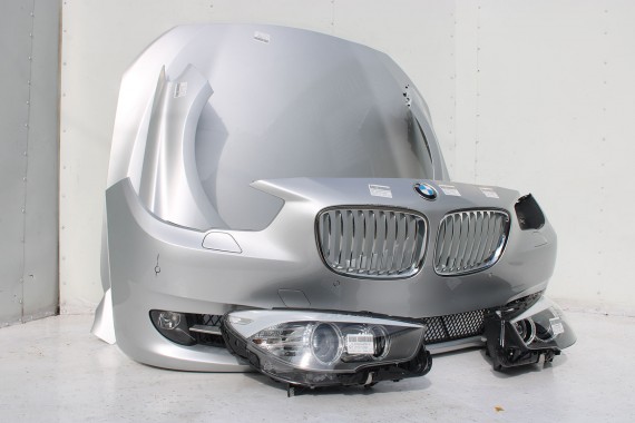 BMW 5 F07 PRZÓD maska błotniki zderza przedni lampy błotnik Kolor 5GT Gran Turismo 354 Titansilber Metallic  63217199602 GT