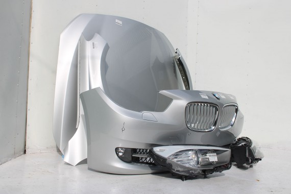 BMW 5 F07 PRZÓD maska błotniki zderza przedni lampy błotnik Kolor 5GT Gran Turismo 354 Titansilber Metallic  63217199602 GT