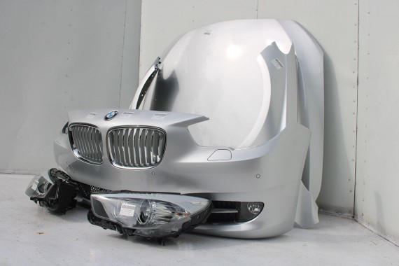 BMW 5 F07 PRZÓD maska błotniki zderza przedni lampy błotnik Kolor 5GT Gran Turismo 354 Titansilber Metallic  63217199602 GT