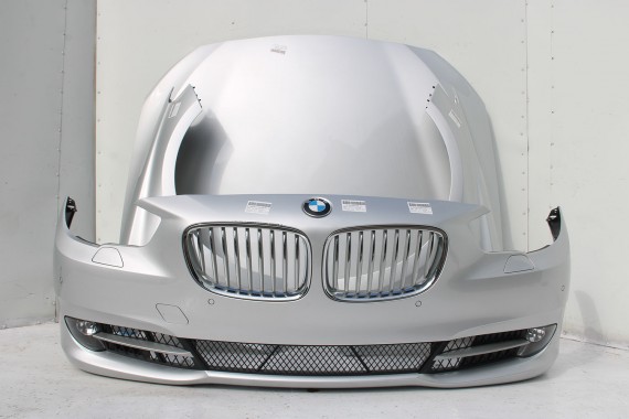 BMW 5 F07 PRZÓD maska błotniki zderza przedni lampy błotnik Kolor 5GT Gran Turismo 354 Titansilber Metallic  63217199602 GT