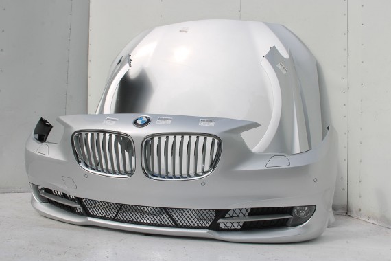 BMW 5 F07 PRZÓD maska błotniki zderza przedni lampy błotnik Kolor 5GT Gran Turismo 354 Titansilber Metallic  63217199602 GT