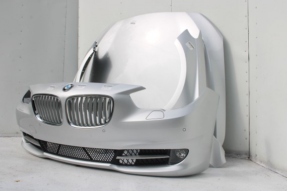 BMW 5 F07 PRZÓD maska błotniki zderza przedni lampy błotnik Kolor 5GT Gran Turismo 354 Titansilber Metallic  63217199602 GT