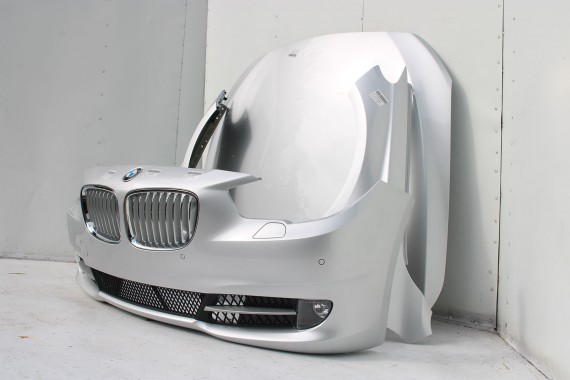 BMW 5 F07 PRZÓD maska błotniki zderza przedni lampy błotnik Kolor 5GT Gran Turismo 354 Titansilber Metallic  63217199602 GT