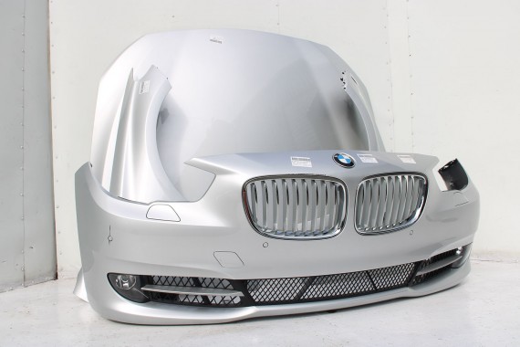 BMW 5 F07 PRZÓD maska błotniki zderza przedni lampy błotnik Kolor 5GT Gran Turismo 354 Titansilber Metallic  63217199602 GT