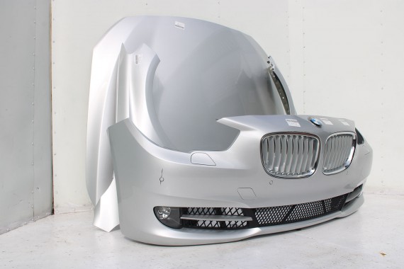 BMW 5 F07 PRZÓD maska błotniki zderza przedni lampy błotnik Kolor 5GT Gran Turismo 354 Titansilber Metallic  63217199602 GT