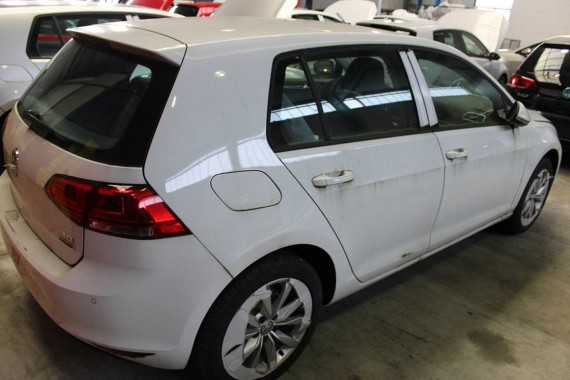 VW GOLF 7 VII FOTELE KOMPLET FOTELI siedzeń siedzenia fotel tapicerka 5G 5G4 welur + alcantara kolor czarno - szary 5G0