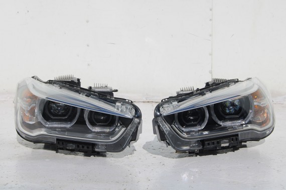 BMW X1 F48 PRZÓD maska błotniki zderzak pas przedni lampy wzmocnienie błotnik lampa Full Led A83 Glaciersilber 2.0 TDi diesel