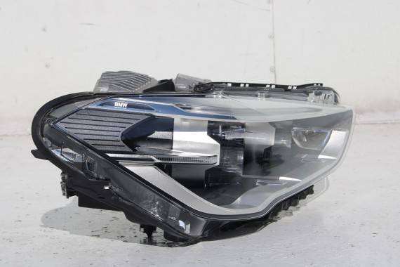 BMW X1 F48 PRZÓD maska błotniki zderzak pas przedni lampy wzmocnienie błotnik lampa Full Led A83 Glaciersilber 2.0 TDi diesel