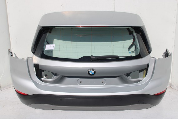 BMW X1 F48 TYŁ KLAPA BAGAŻNIKA ZDERZAK TYLNY + LAMPY TYLNE lampa A83 Glaciersilber Metallic Led Ledy 7350826 7448546 7448545