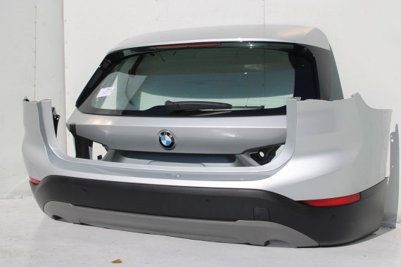BMW X1 F48 TYŁ KLAPA BAGAŻNIKA ZDERZAK TYLNY + LAMPY TYLNE lampa A83 Glaciersilber Metallic Led Ledy 7350826 7448546 7448545
