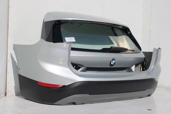 BMW X1 F48 TYŁ KLAPA BAGAŻNIKA ZDERZAK TYLNY + LAMPY TYLNE lampa A83 Glaciersilber Metallic Led Ledy 7350826 7448546 7448545