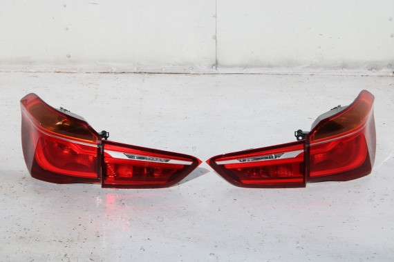 BMW X1 F48 TYŁ KLAPA BAGAŻNIKA ZDERZAK TYLNY + LAMPY TYLNE lampa A83 Glaciersilber Metallic Led Ledy 7350826 7448546 7448545