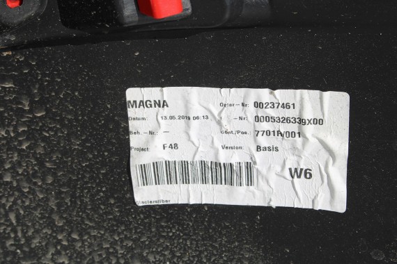 BMW X1 F48 TYŁ KLAPA BAGAŻNIKA ZDERZAK TYLNY + LAMPY TYLNE lampa A83 Glaciersilber Metallic Led Ledy 7350826 7448546 7448545