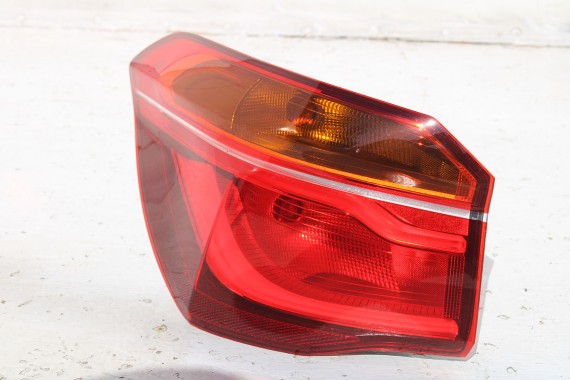 BMW X1 F48 TYŁ KLAPA BAGAŻNIKA ZDERZAK TYLNY + LAMPY TYLNE lampa A83 Glaciersilber Metallic Led Ledy 7350826 7448546 7448545