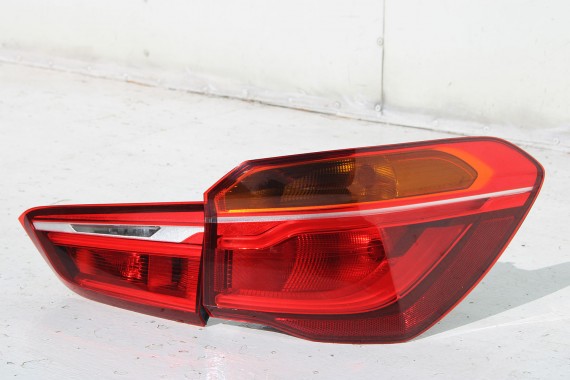 BMW X1 F48 TYŁ KLAPA BAGAŻNIKA ZDERZAK TYLNY + LAMPY TYLNE lampa A83 Glaciersilber Metallic Led Ledy 7350826 7448546 7448545