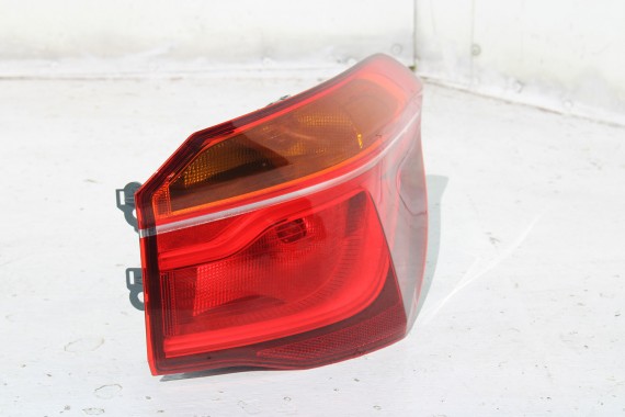 BMW X1 F48 TYŁ KLAPA BAGAŻNIKA ZDERZAK TYLNY + LAMPY TYLNE lampa A83 Glaciersilber Metallic Led Ledy 7350826 7448546 7448545