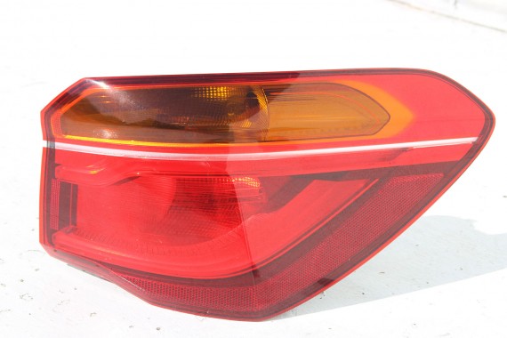 BMW X1 F48 TYŁ KLAPA BAGAŻNIKA ZDERZAK TYLNY + LAMPY TYLNE lampa A83 Glaciersilber Metallic Led Ledy 7350826 7448546 7448545