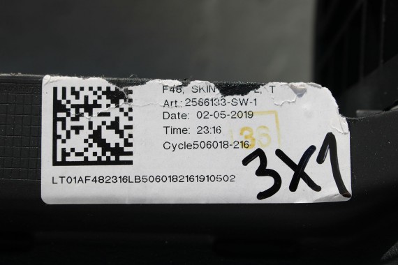 BMW X1 X2 F48 F39 KONSOLA PULPIT DESKA ROZDZIELCZA KOKPIT PULPIT 9332741 czarna 2566133 9332741 / 51459332741