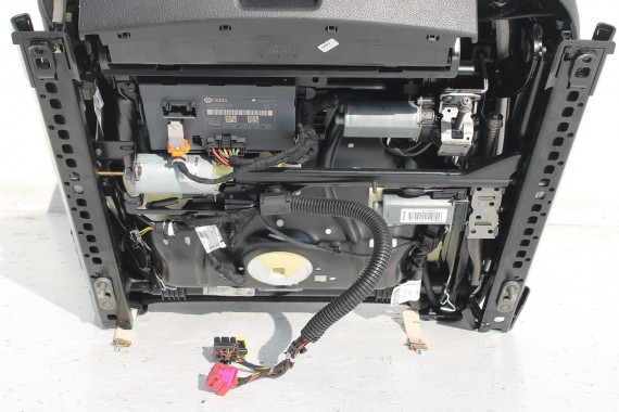 AUDI A6 4G SEDAN FOTELE KOMPLET FOTELI siedzeń siedzenia fotel tapicerka 4G5 skóra kolor czarny USA C7