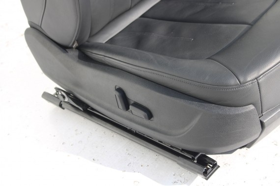AUDI A6 4G SEDAN FOTELE KOMPLET FOTELI siedzeń siedzenia fotel tapicerka 4G5 skóra kolor czarny USA C7