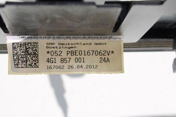 AUDI A6 KONSOLA DESKA ROZDZIELCZA 4G1857001 KOKPIT PULPIT 4G 4G1858005A 4G1 857 001 C7 24A czarny 4G1857001 4G1858005 4G1858005A