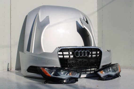 AUDI A6 PRZÓD maska błotniki zderzak lampy błotnik 4G 4G0 LX7W lodowo 4G0941003P 4G0941004P