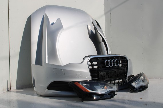 AUDI A6 PRZÓD maska błotniki zderzak lampy błotnik 4G 4G0 LX7W lodowo 4G0941003P 4G0941004P