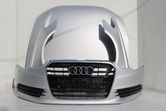 AUDI A6 PRZÓD maska błotniki zderzak lampy błotnik 4G 4G0 LX7W lodowo 4G0941003P 4G0941004P