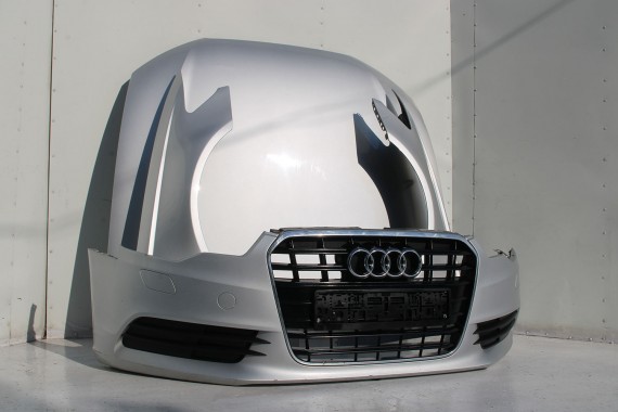 AUDI A6 PRZÓD maska błotniki zderzak lampy błotnik 4G 4G0 LX7W lodowo 4G0941003P 4G0941004P