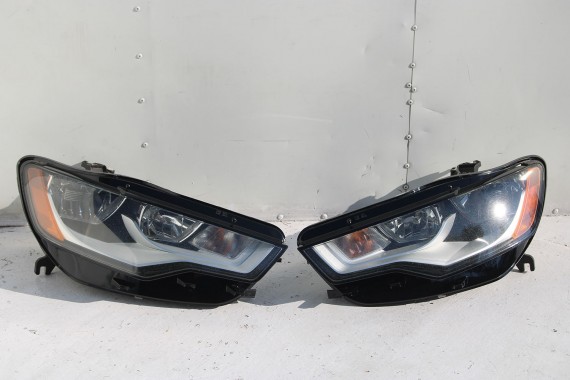 AUDI A6 PRZÓD maska błotniki zderzak lampy błotnik 4G 4G0 LX7W lodowo 4G0941003P 4G0941004P