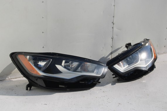 AUDI A6 PRZÓD maska błotniki zderzak lampy błotnik 4G 4G0 LX7W lodowo 4G0941003P 4G0941004P