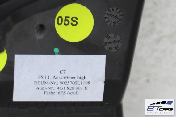 AUDI A7 KRATKI WLOTY POWIETRZA KONSOLI 4G8820902C 4G1820901E 4G1820951J kratka 4G1820901 4G8820902 lift chrom nawiewu 4G1820951J