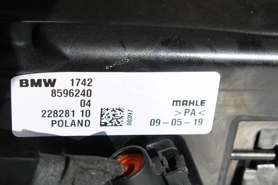 BMW X1 F48 PRZÓD maska błotniki zderzak pas przedni lampy wzmocnienie błotnik lampa Full Led A83 Glaciersilber 2.0 TDi diesel