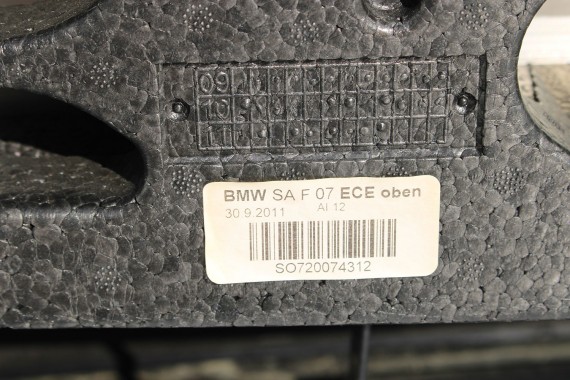 BMW 5 GT F07 PRZÓD PAS PRZEDNI WZMOCNIENIE + BELKA + CHŁODNICE WENTYLATOR 294 Kw 400 Ps 550Ia 8669004 6805452 4.4 benzyna